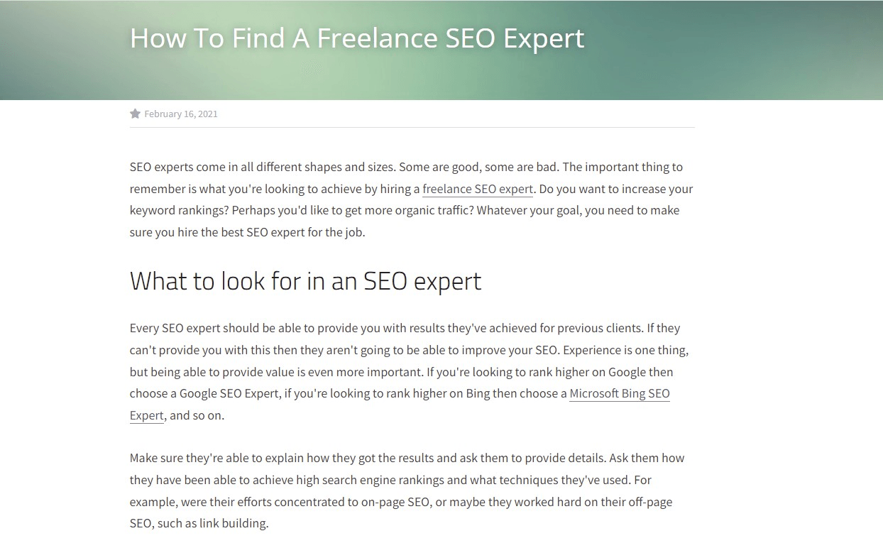 將服務外包給有相關技術和經驗的自由職業者 將服務外包給有相關技術和經驗的自由職業者